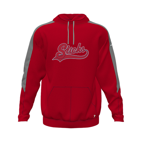 [CUS-DFW-HOOD-FLC-LSL-RED-YXS-LOGO1] Hoodie (Youth XS, Red, Logo 1)