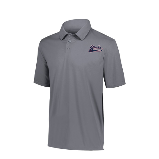 [5018.059.S-LOGO3] Youth Vital Polo (Youth S, Gray, Logo 3)