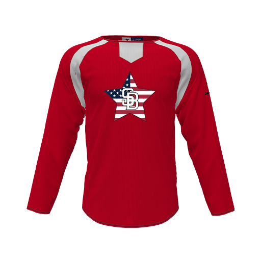 [CUS-DFW-PULL-FLC-CNK-LSL-RED-YS-LOGO2] Pullover (Youth S, Red, Logo 2)