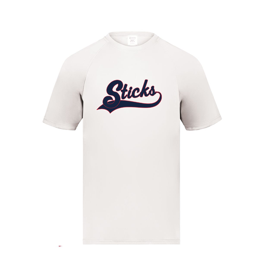 [2790.005.S-LOGO3] Men's Smooth Sport T-Shirt (Adult S, White, Logo 3)