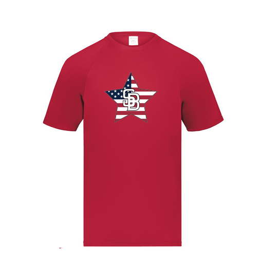 [2791.083.S-LOGO2] Youth Smooth Sport T-Shirt (Youth S, Red, Logo 2)