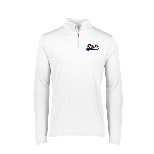 [FTLQFLWH-FAXS-LOGO3] Decker Women's Flex-Lite 1/4 Zip Shirt (Female Adult XS, White, Logo 3)