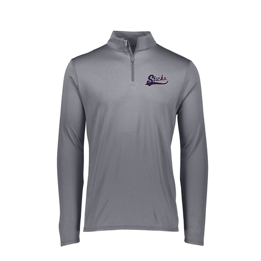 [FTLQFLGY-FAXS-LOGO3] Decker Women's Flex-Lite 1/4 Zip Shirt (Female Adult XS, Gray, Logo 3)