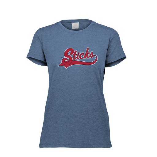 [FTSCUBNV-FAXS-LOGO1] Decker Women's Tri-Blend T-Shirt - Short Sleeve (Female Adult XS, Navy, Logo 1)