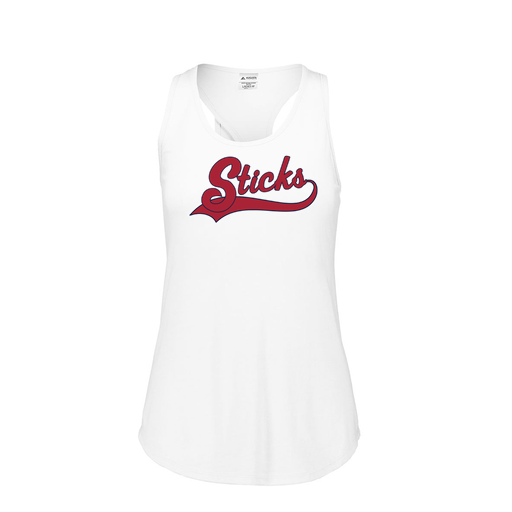 [3078.005.S-LOGO1] Ladies Tri Blend Tank Top (Female Adult S, White, Logo 1)