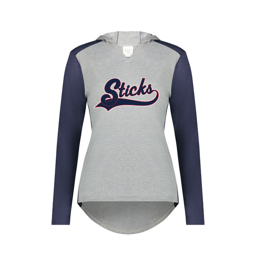 [6902.29V.XS-LOGO3] Ladies Vintage Hoodie (Female Adult XS, Navy, Logo 3)