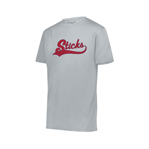 [222819.099.XXS-LOGO1] Youth Movement Dri Fit Shirt (Youth XXS, Silver, Logo 1)
