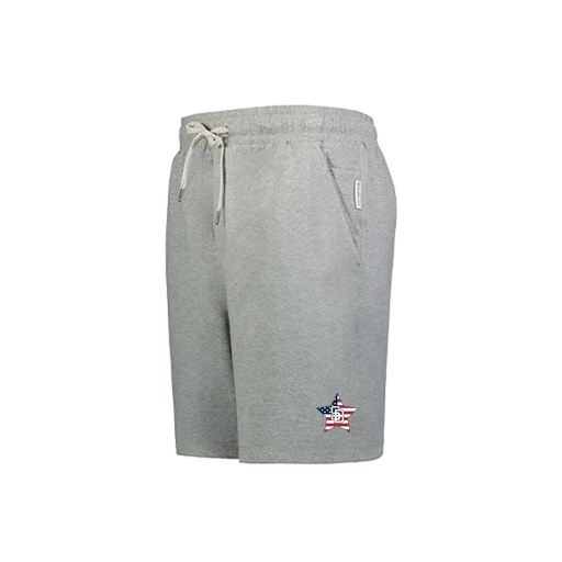 [223604.013.S-LOGO2] YOUTH Ventura Soft Knit SHORTS (Youth S, Silver, Logo 2)