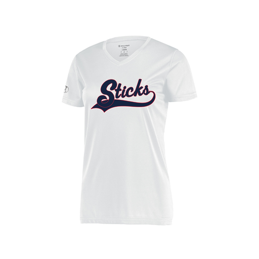 [222820.005.S-LOGO3] Ladies Movement Dri Fit Shirt (Female Adult S, White, Logo 3)